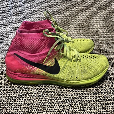 Nike Zoom All Out Flyknit OC Men Athletic Shoes 13 Neon Pink Sneakers 845716-999 NIKE AIR ZOOM ALL OUT FLYKNIT OC MULTI COLOR-MULTI COLOR SZ  main image 4