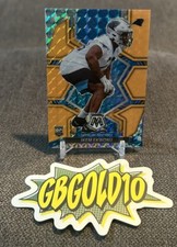 2022 Panini Mosaic Football Ikem Ekwonu RC #369 Carolina Panthers Orange /25