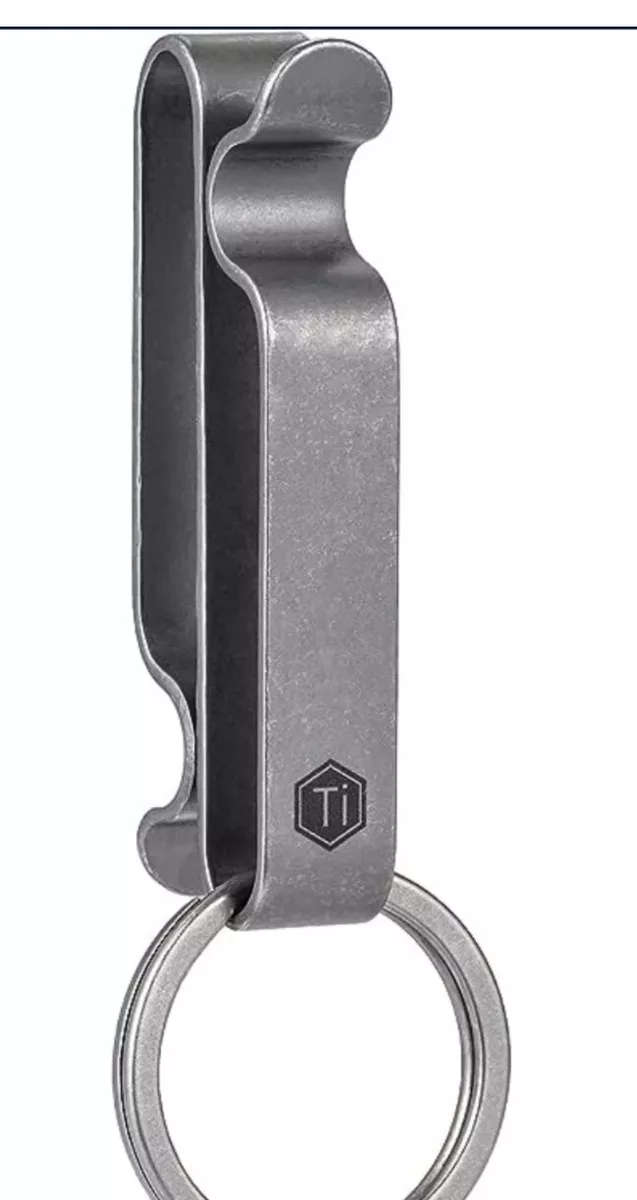 Titanium Belt Keychain Clip