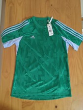 adidas Tiro Home Jersey Medium Court Green/Blue Dawn New NWT HS7574