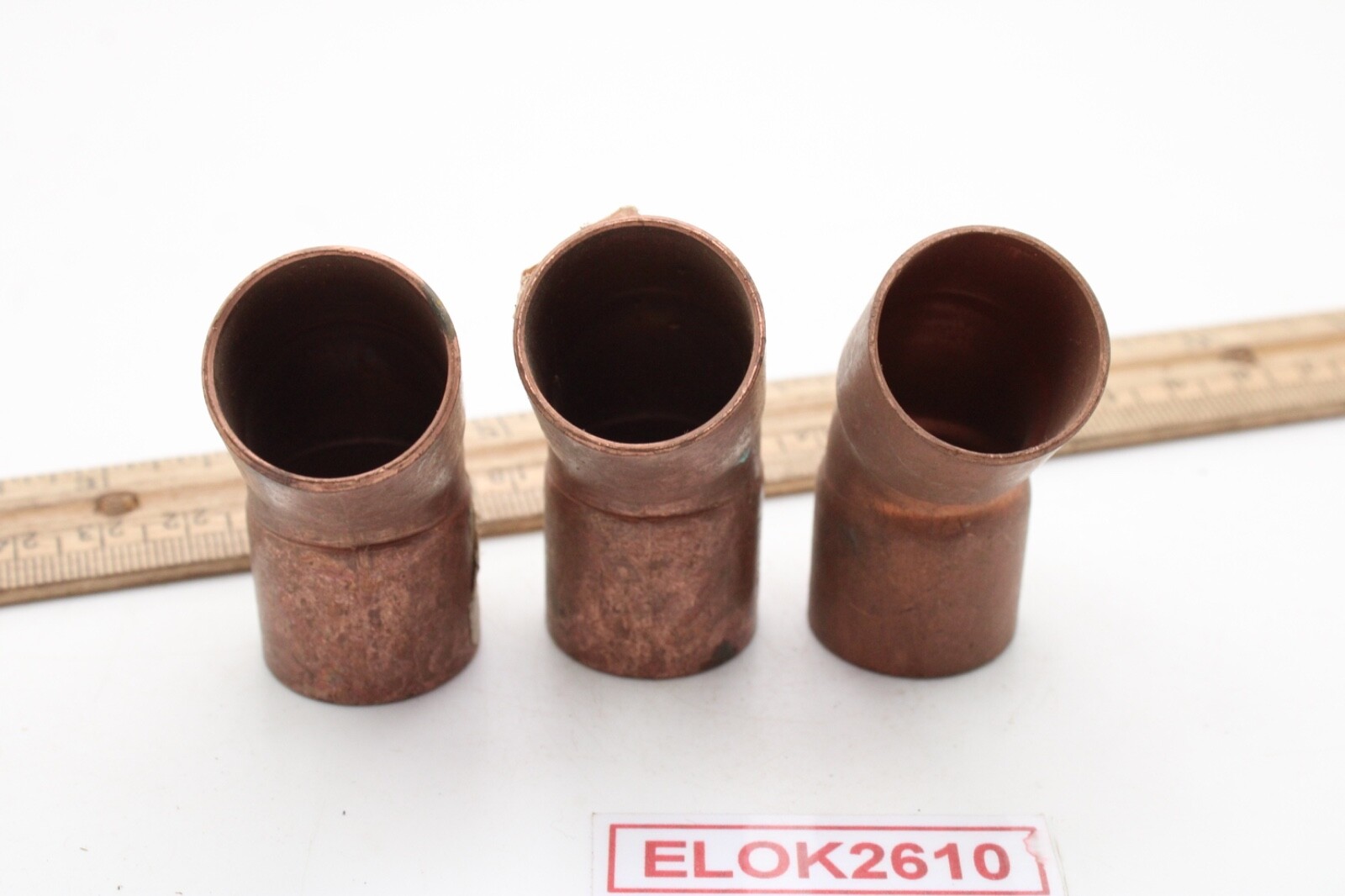 (3)  3/4 in. Sweat Copper Pressure 45° Elbow