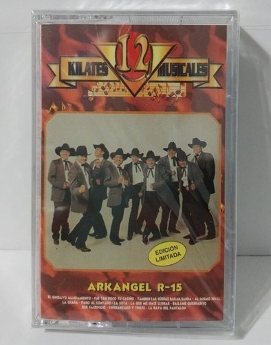 Banda Arkangel R-15 12 Kilates Musicales (Cassette 037628340140) *NEW ...