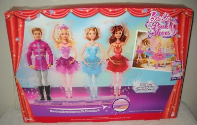 ビリーアイリッシュ Barbie 4点セット 11379 NRFB Target Mattel 2013 Barbie in the Pink Shoes 4 Doll
