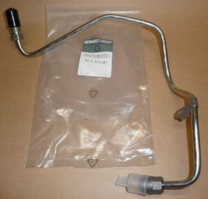 Tuyau de retour d'huile turbo en acier durable 8200575661 pour Renault Scénic II
