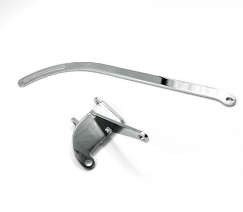 Chrome Passenger Side Alternator Bracket Short Water Pump For Small Block Chevy - Picture 2 of 9