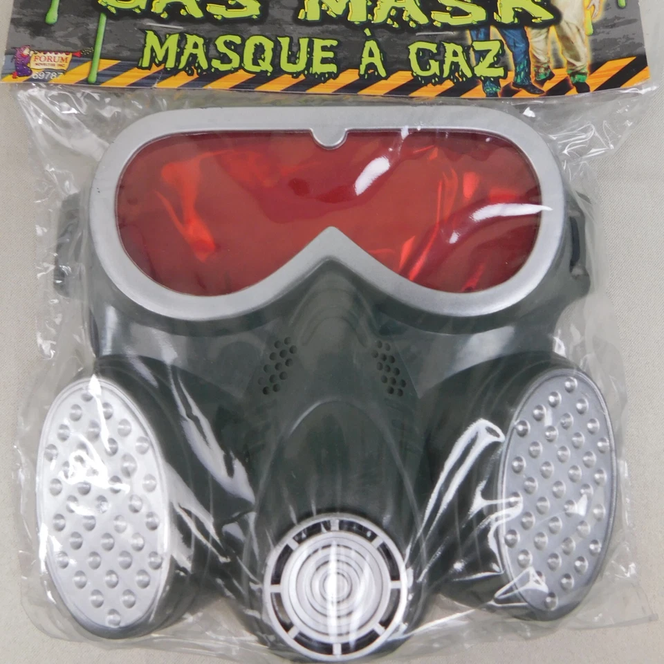 Biohazard Zombie Gas Mask Halloween Costume Accessory #3836 - Image 4 of 4