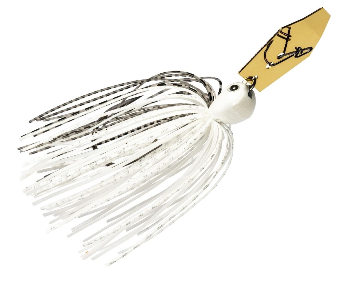 Z-Man ChatterBait JackHammer Bladed Jig 3/8 oz Dirty White CBJH38