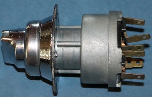 1958 1959 CORVETTE IGNITION SWITCH ASSEMBLY ORIGINAL - THE REAL DEAL