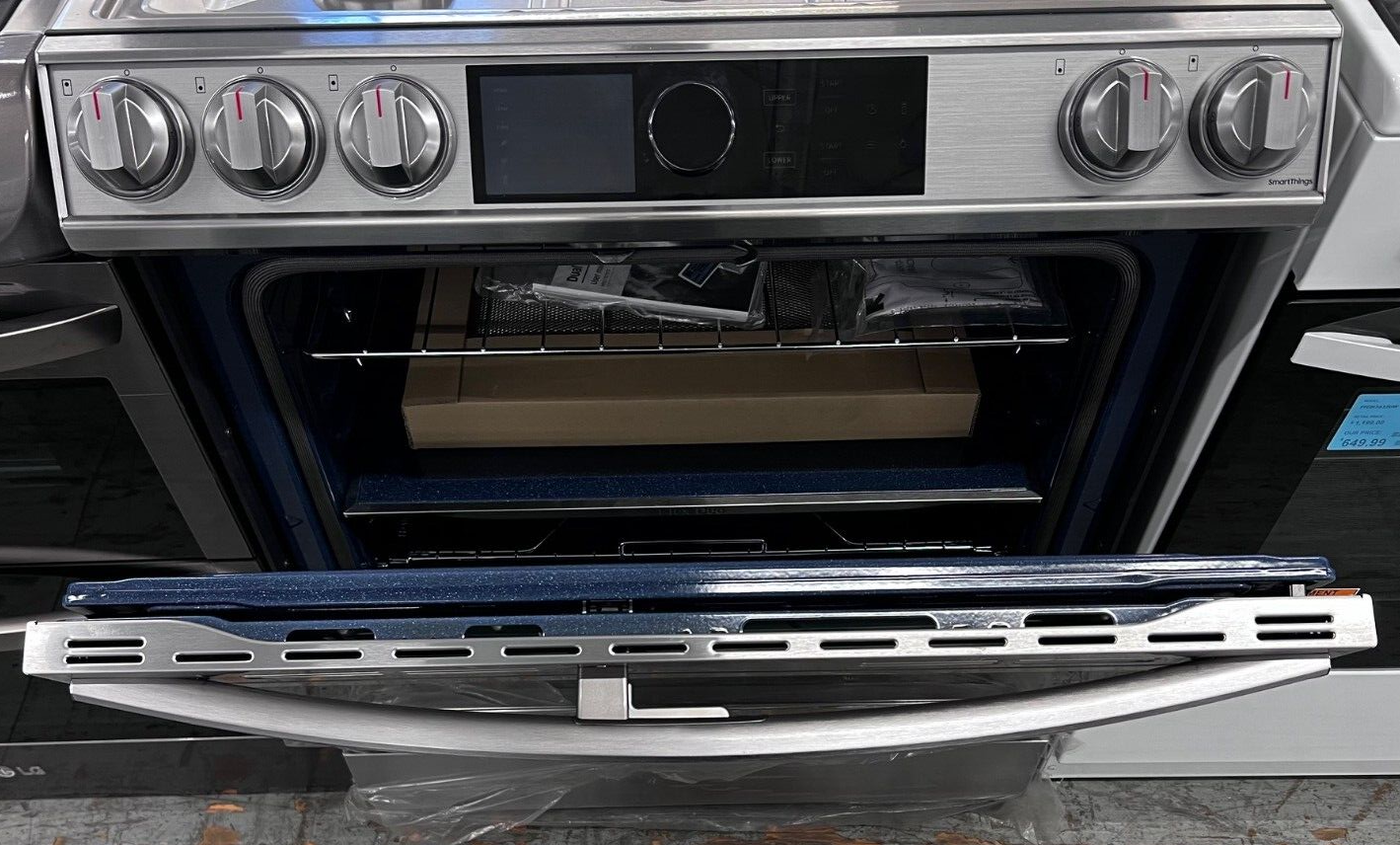 Samsung NY63T8751SS 30 Inch Slidein Dual Fuel Smart Range with 5