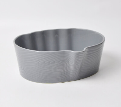 Temp-tations 4 Qt Pumpkin Shaped Deep Baker: Bowl or Casserole Dish,Gray K51977