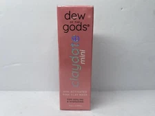 Dew of the Gods Claydate Mini Hya-activated Pink Clay Mask • 0.50 Oz
