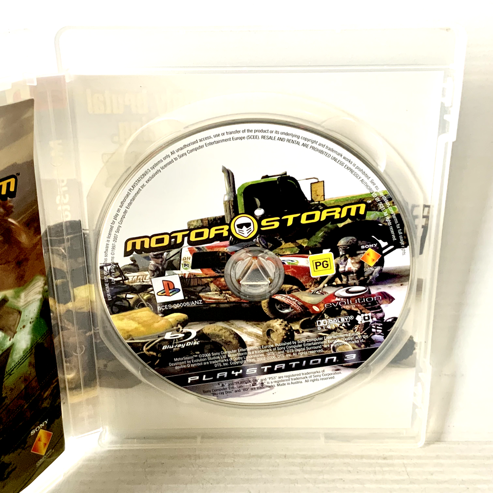 MotorStorm + Manual PS3 Tested & Working Free Postage! eBay