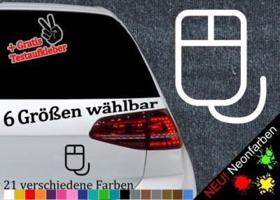 Oldschool Maus Aufkleber -6 Größen 21 Farben- Mouse PC 32 bit Hisory Win 95 C64