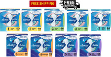 Always Infinity Feminine Pads for Women with Wings, Unscented, Size 1 to 5