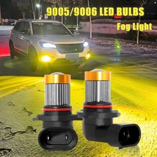 LED Fog Light Bulbs HB4 9006 Fog Light Bulb Yellow 3000K High Power DRL Lamps