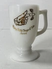 Flying Fickle Finger of Fate Award Cup Mug Rowan & Martin's Laugh-In Milk Glass
