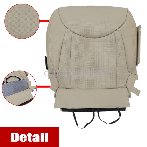 For 2001 2002 2003 Lexus LS430 Driver & Passenger Bottom Seat Cover Leather Tan - Picture 5 of 19