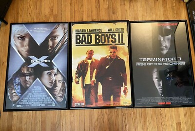 framed movie posters 27x40