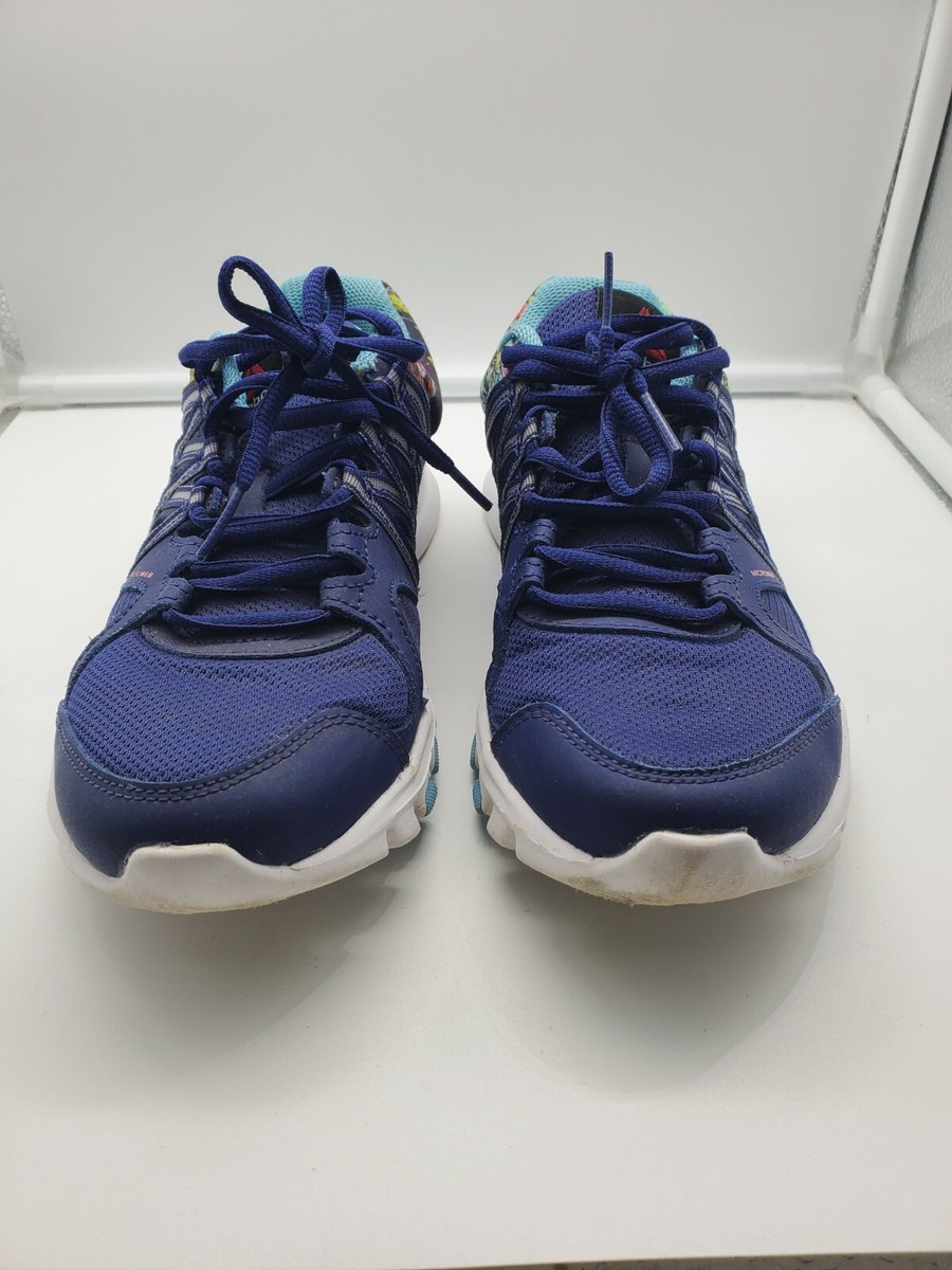 REEBOK YOURFLEX WOMENS RUNNING SHOES TRAINER SIZE US PURPLE LACE