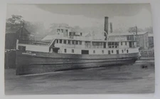 Steamship Steamer CLIO real photo postcard RPPC