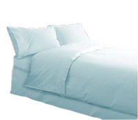 Charlotte Thomas Percale Plain Dye, Quilt Cover Set Ice Blue, King Size Charlotte Thomas Percale Plain Dye, Quilt Cover Set Ice Blue, King Size