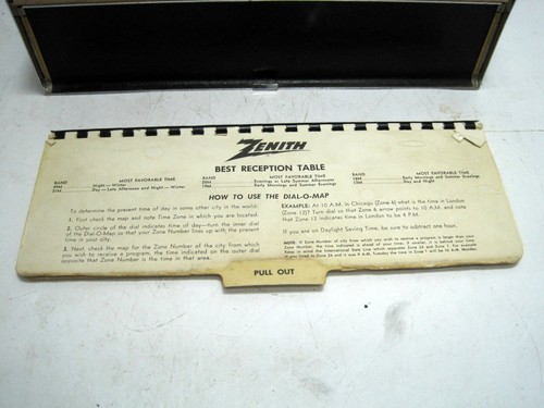 Zenith Royal 1000-D Trans-Oceanic WaveMagnet Multiband Radio For Parts READ - Picture 3 of 16