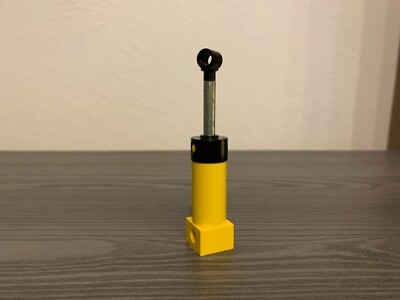 Lego 2793c01 | Technic | Pneumatic | Zylinder | 48mm | gelb schwarz