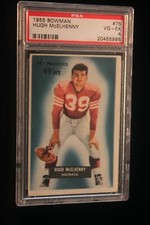 1955 Bowman Hugh McElhenny #75 San Francisco 49'ers PSA VG-EX 4 