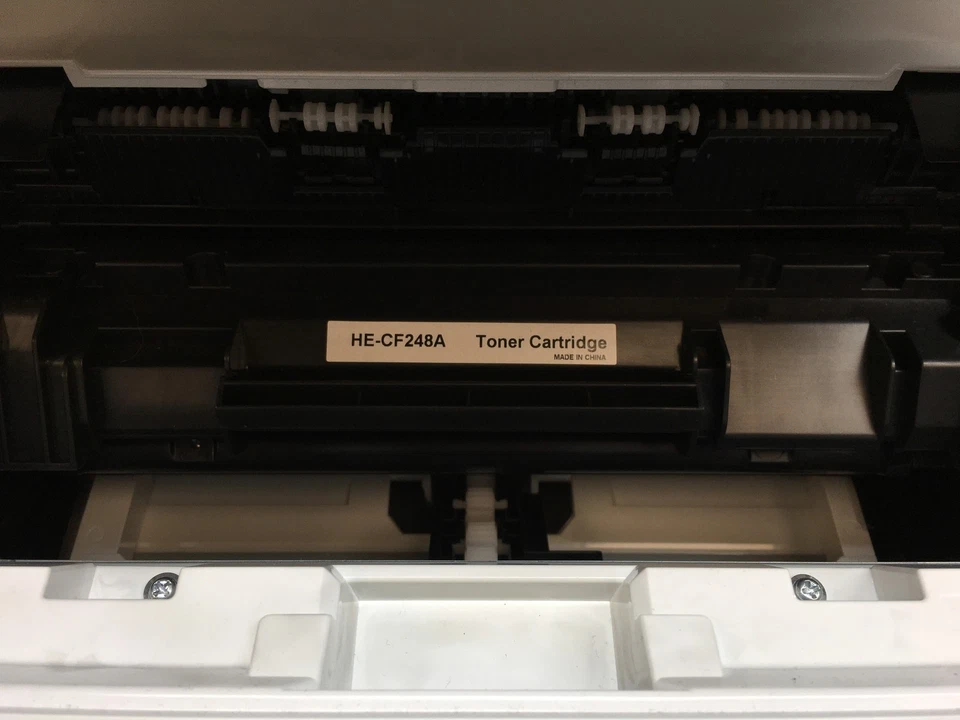 HP LaserJet Pro MFP M28w Wireless  All-in-One Laserjet Printer Tested 1K Page - Image 3 of 4