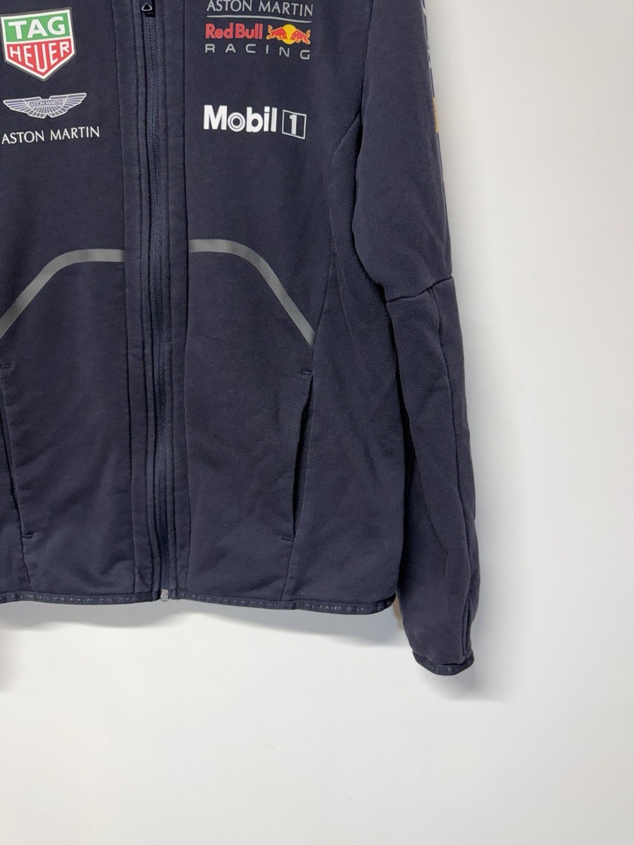 Puma Red Bull Racing Motorsport F1 Formula One 1 mens Hoodie Zip