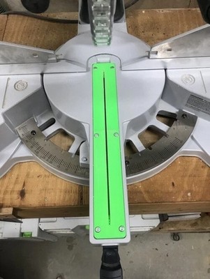 Zero Clearance Insert for Festool Kapex KS 120 / KS 88 - NEON GREEN