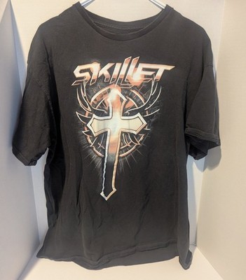 Rare Skillet Cross Christian Rock Black  Unisex S-5XL Shirt MZ285