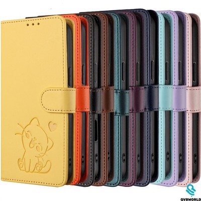 Katze geprägt Wallet Case Handyhülle für Samsung S10 S10E S9 S8 J6 Note 20 10 