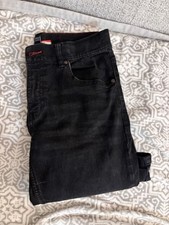 Tommy Hilfiger Boys Size 16 Rebel Skinny Jeans Black Adjustable Waist