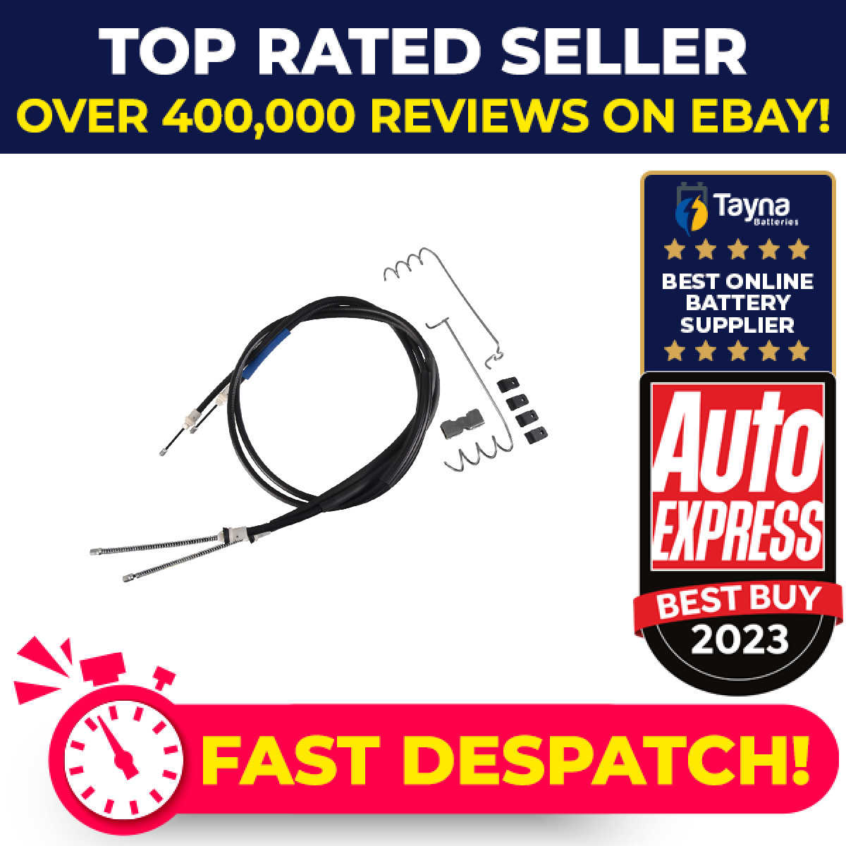 Handbrake Cable fits FORD TOURNEO CONNECT TDCi 1.8D Rear 02 to 13 Hand Brake New