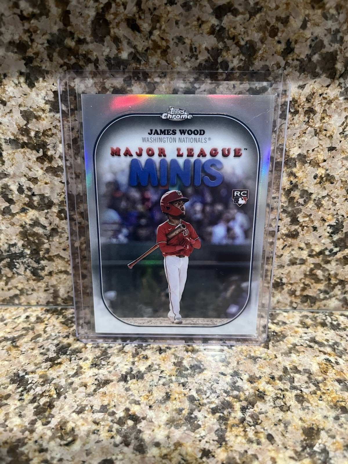 2025 Topps Chrome Update James Wood Major League Minis Rookie #MM-9 SSP Case Hit