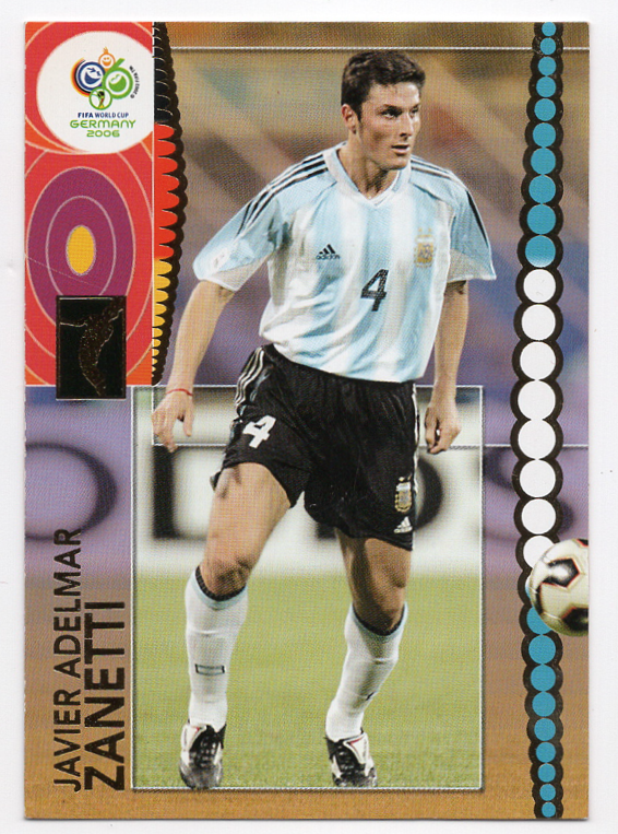 40. Zanetti (Argentina) Panini FIFA World Cup Germany 2006 Trading