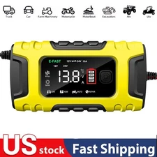 10A Lifepo4 Lead Acid AGM Battery Charger Smart Maintainer for Auto Marine