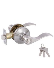 GITRANG Door Levers Interior Keyed Difference Entry Front/Bedroom Door Handle...
