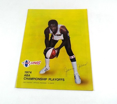 1973-74 San Diego Conquistadors Gegen Utah Stars ABA Basketball Playoff Programm