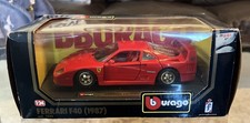 Bburago Burago 1/24 FERRARI F40 1987 RED Diecast cod. 1532 MIB Rare