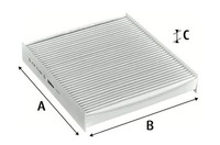 Valeo 715746 Filter, Innenraumluft FüR Dacia Passend FüR Nissan Renault