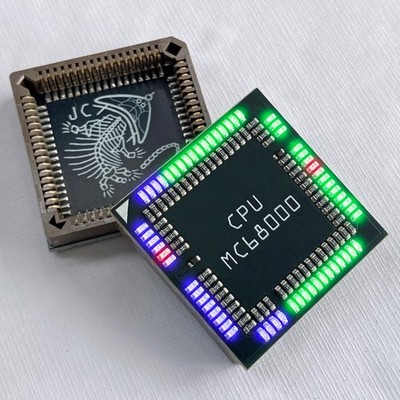 LED BlinkHAT for Motorola 68000 CPU vintage Macintosh repair and diagnostic tool