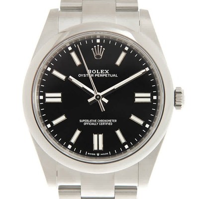 Rolex Oyster Perpetual 41 Automatic Black Dial Men's Watch 124300BKSO