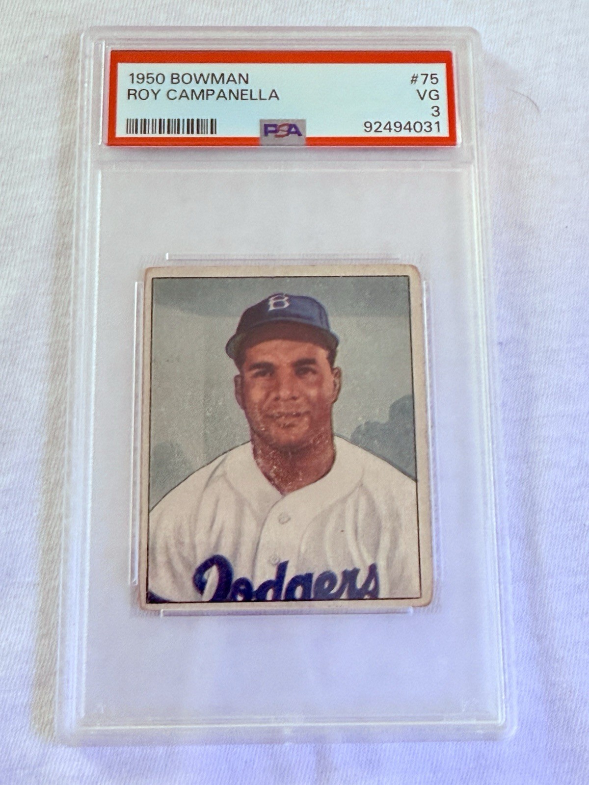 1950 Bowman #75 Roy Campanella PSA 3 VG HOF Dodgers