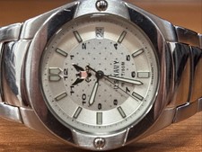 Swiss Watch Company Falcon US NAVY Dial 165ft 50M Stainless Steel Mens Watch