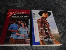 Harlequin Silhouette Sheri Whitefeather lot of 2 Contemporary Romance Paperbacks