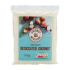 Coconut Merchant Organic Desiccated Coconut 500g Unsweetened