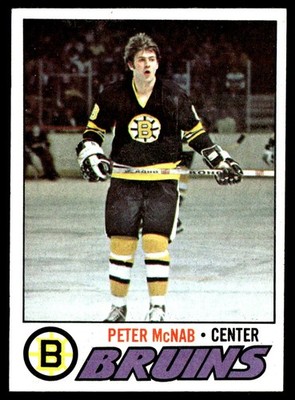1977-78 Topps Peter McNab Boston Bruins #18