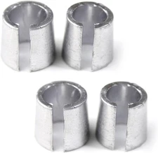 2 Pairs Battery Post Shims Terminal Adapter for Positive & Negative... 